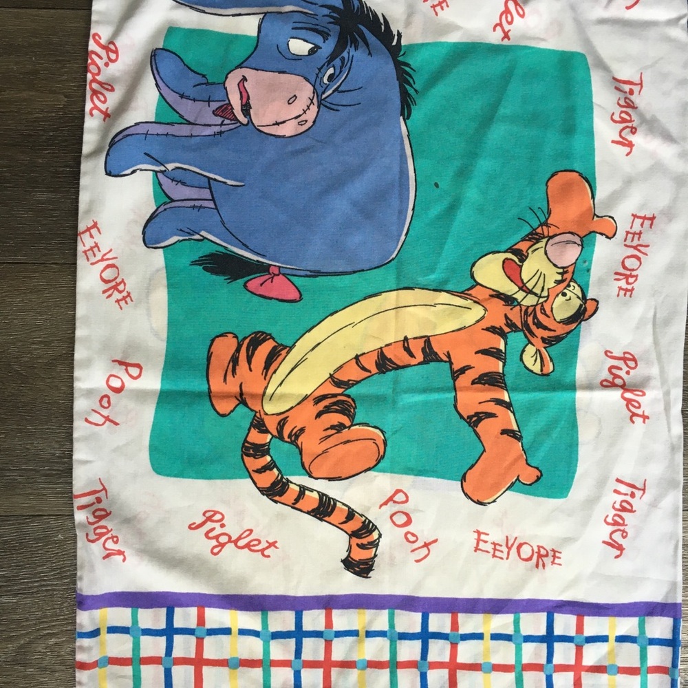 ๐ฐ ๐ป Disney Winnie the Pooh Twin Flat+Pillowcase - Picture 4 of 4